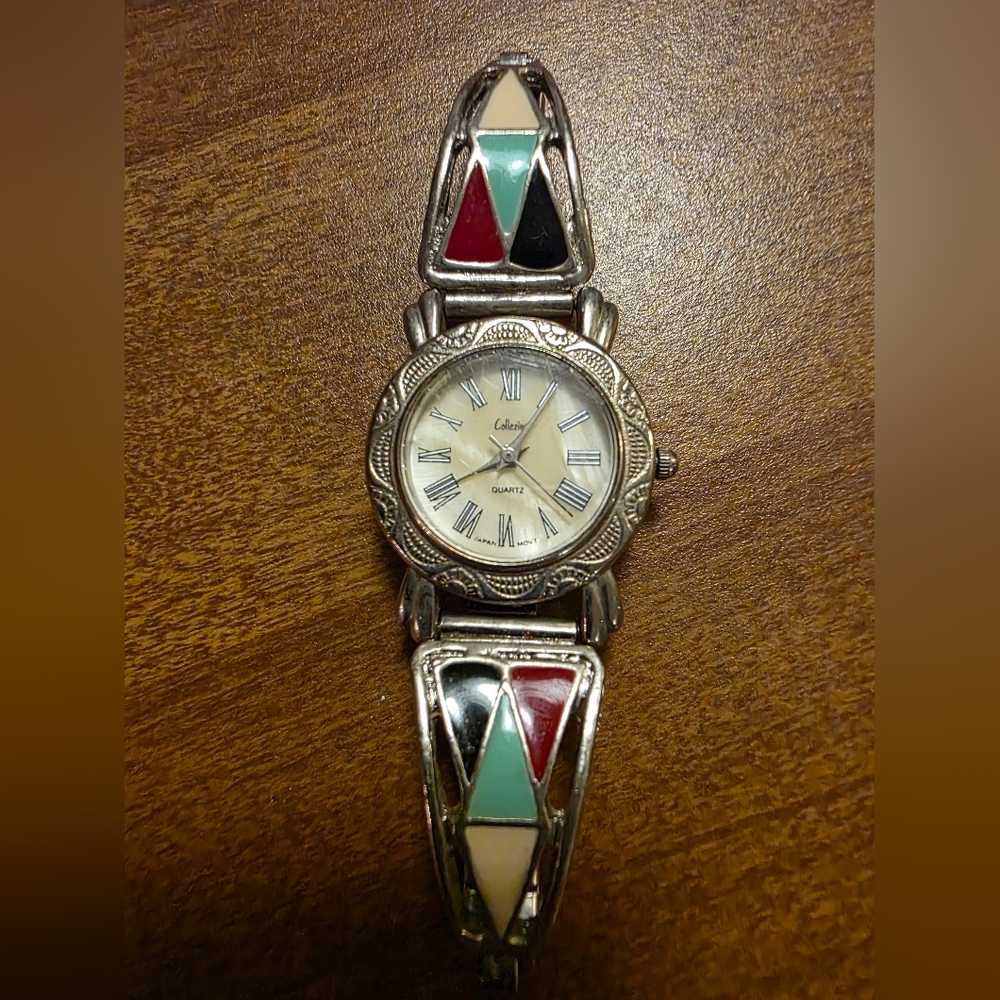 Vtg Collezio Women's Watch Stretch Band